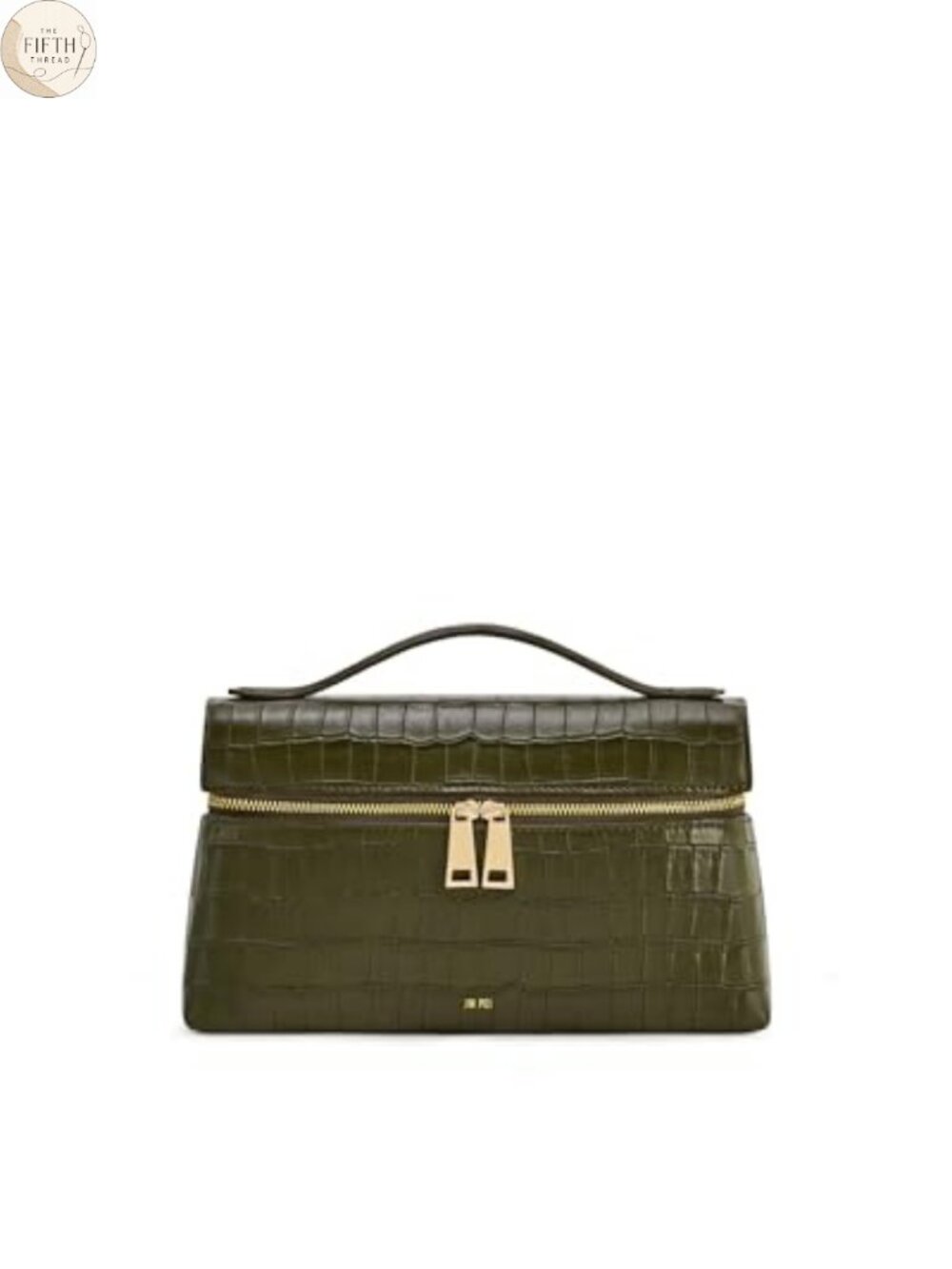 Croc-Embossed Vegan Leather Top Handle Satchel Crossbody Bag